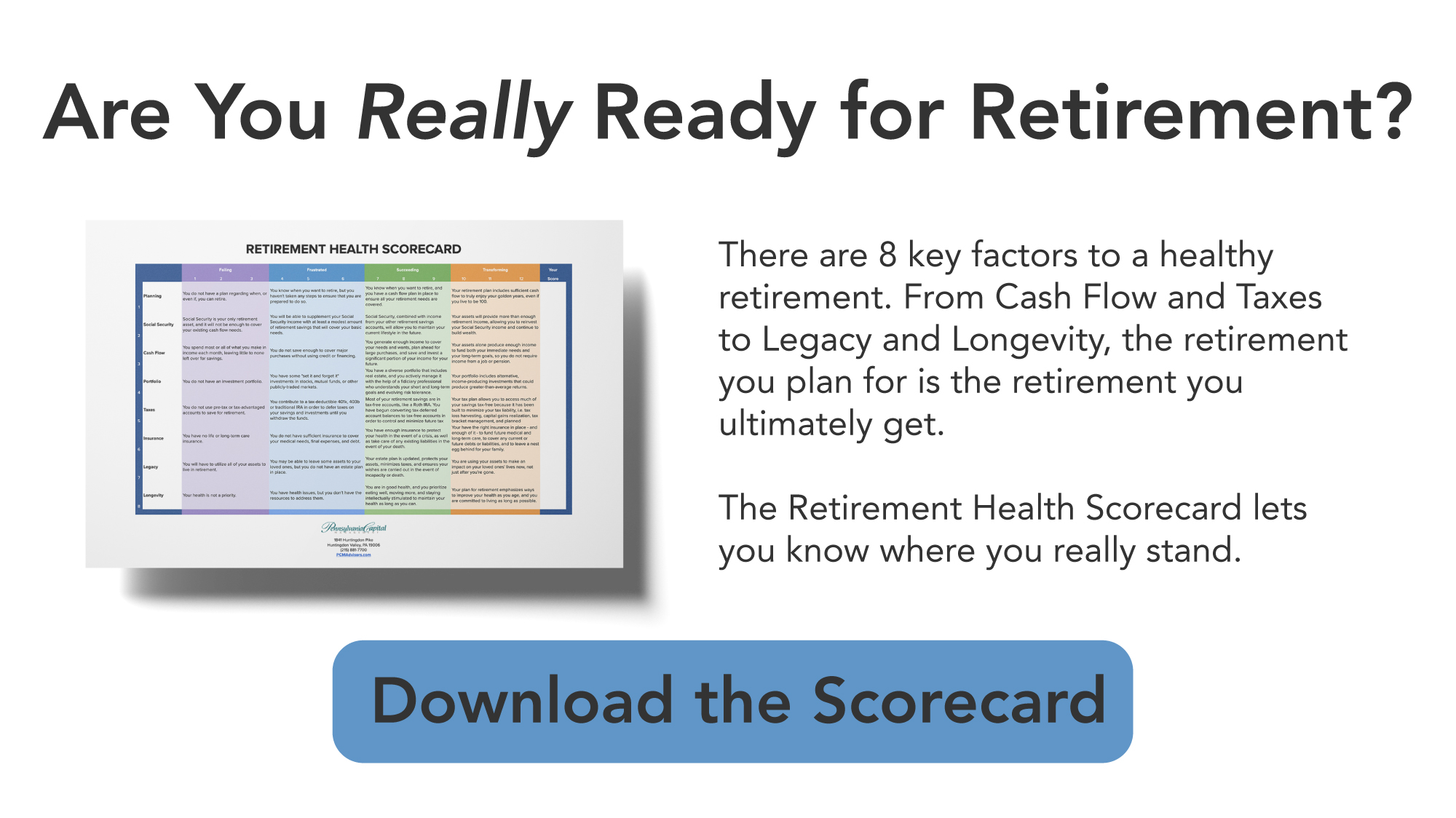 Retirement Health Scorecard